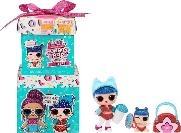 Actual product image L.O.L. Surprise! Confetti Pop Birthday Sisters