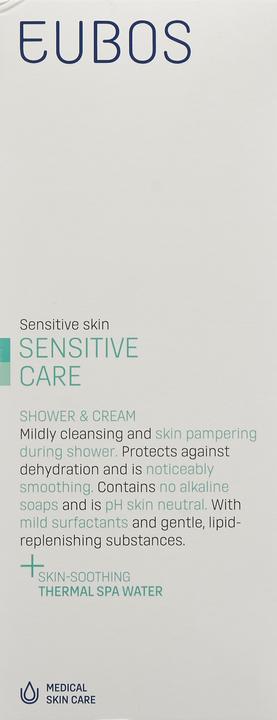 Actual product image Eubos Sensitive Shower + Cream (new) (200 ml)