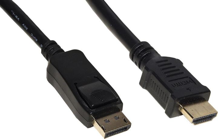 Actual product image Accessories LKCDPH10 Video Cable and Adapter 1 m DisplayPort HDMI Black (1 m, DisplayPort, HDMI)