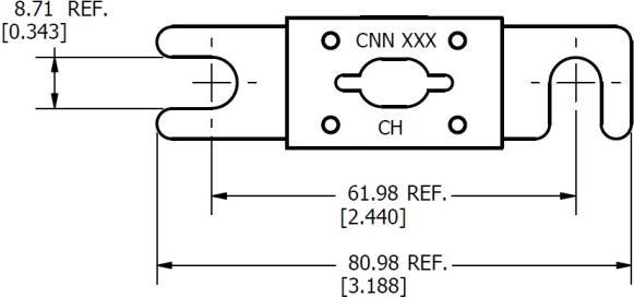 Produktbild Littelfuse CNN Sicherung 48V 800A (800 A)