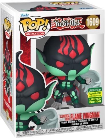 Actual product image Funko POP! Yu-Gi-Oh! Elemental Hero Flame Wingman Exclusive 2024