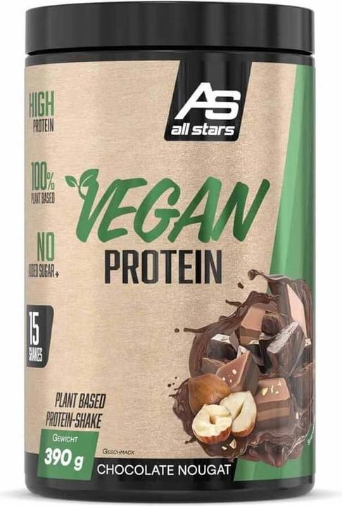 Actual product image All Stars Vegan Protein (390G can) (Chocolate, Nougat, 1 pcs., 400 g)