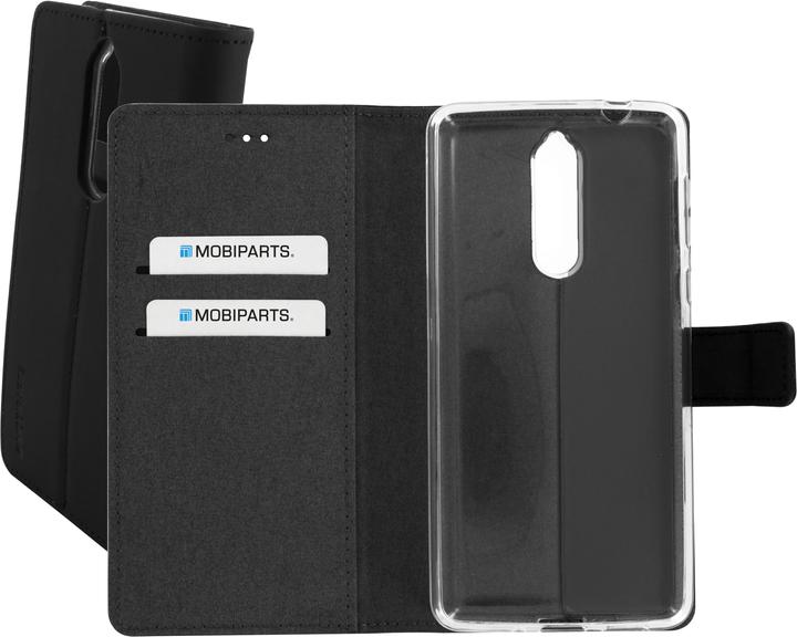 Produktbild Mobiparts Premium Wallet TPU Case Nokia 8 Black (Nokia 8)