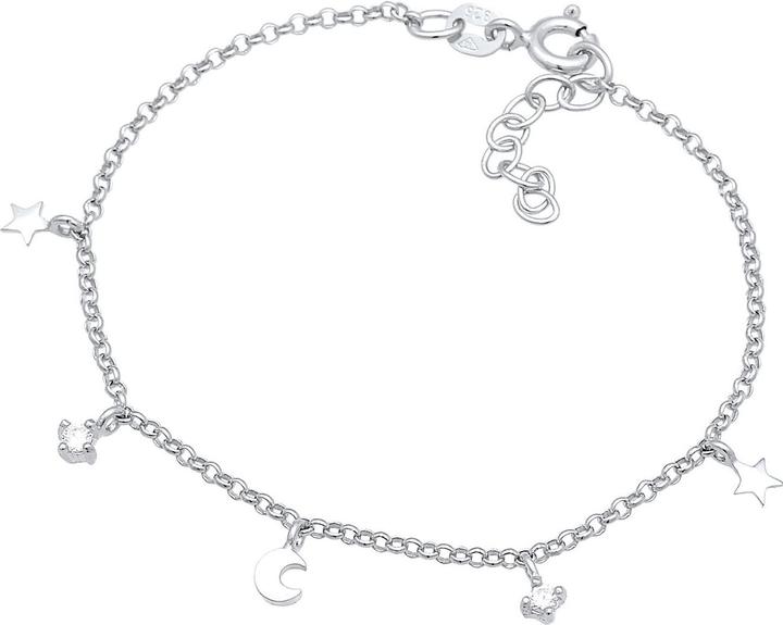 Produktbild Elli Astro, Halbmond, Sterne (14 cm, 925er Sterling Silber, Zirkonia)