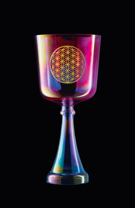 Actual product image Meinl 6" Crystal Chalice - Heart Chakra (Percussion)
