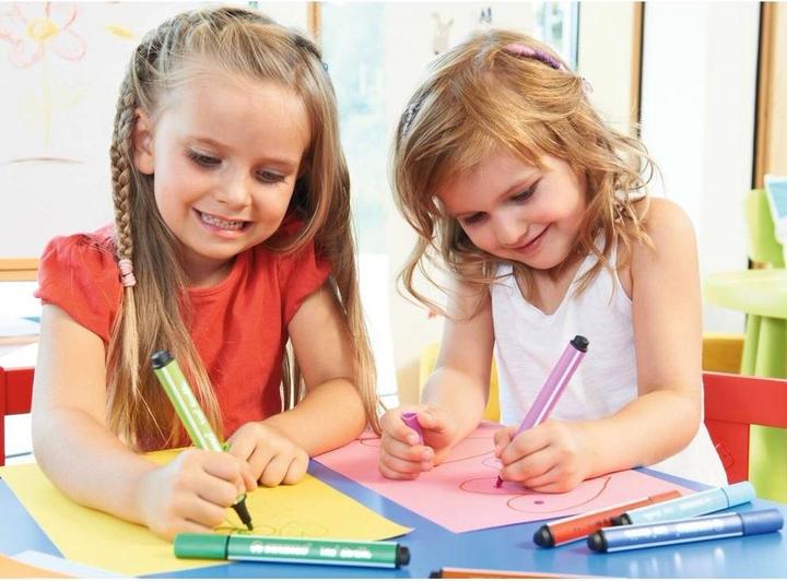 Produktbild STABILO Trio Scribbi Gefederter Dreikant-Filzstift (Mehrfarbig, 12 x)