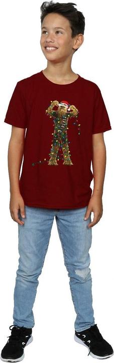 Immagine prodotto Star Wars Chewbacca Christmas Lights Maglietta Ragazzi (140, 146)