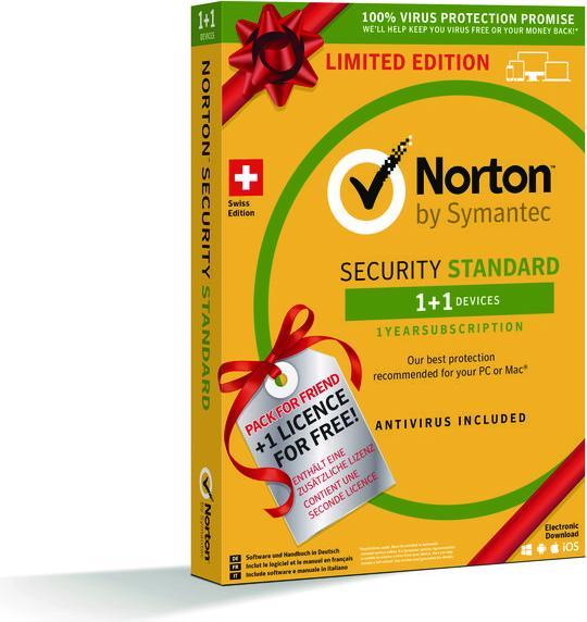 Norton Security Standard 1+1 Limited Edition (2 User, 12 Monate)