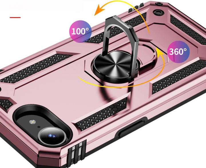 Actual product image Cover-Discount iPhone 16e - Robustes Back Cover mit Kickstand (Apple iPhone 16e)