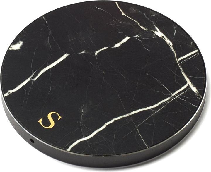 Actual product image Safari Selection Borne de charge CIRCLE MARBLE noir/?? petits motifs (10 W)