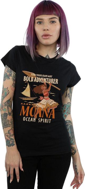 Actual product image Disney Womens/Ladies Moana Find Your Own Way Cotton T-Shirt (M)
