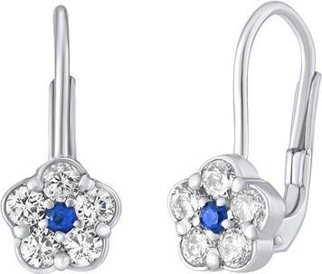 Immagine prodotto Silvego Orecchini Gentle girl Ìs forget-me-not in argento con zirconi SILVEGOB31808B