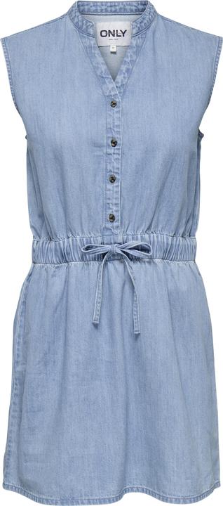 Produktbild Only Normal geschnitten V-Ausschnitt Midikleid Jeanskleid (L)