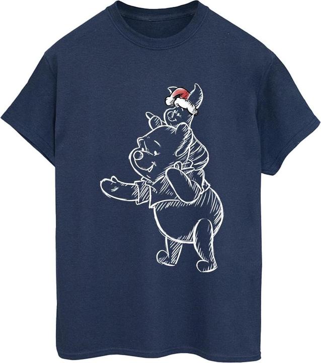 Immagine prodotto Disney Winnie The Pooh Piglet Christmas Maglietta Ampia Donna (5XL)
