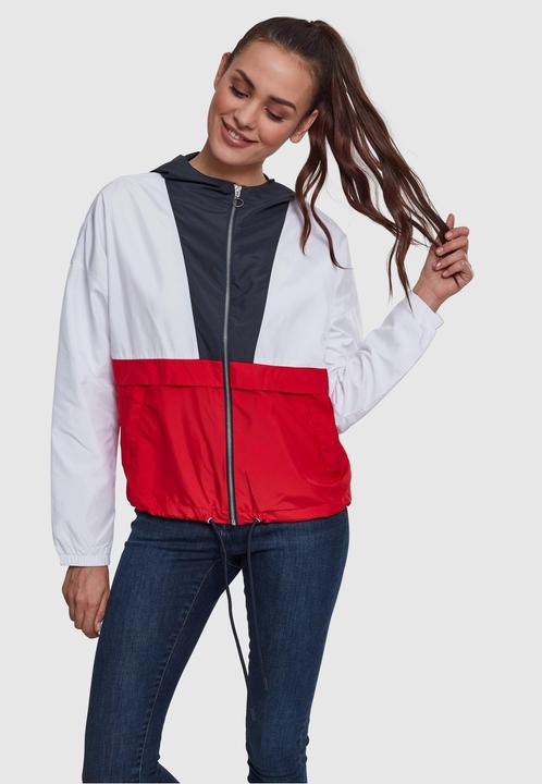 Actual product image Urban Classics Ladies 3-Tone Oversize Windbreaker (S)