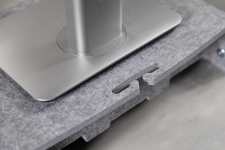 Actual product image Bakker Elkhuizen monitor stand Q-Riser 110 Circular, gray retail (Table, 17.01")