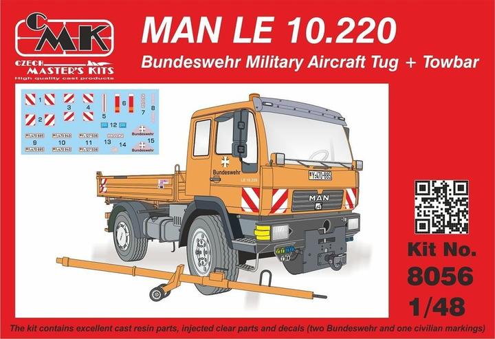 Actual product image CMK MAN LE 10.220 Bundeswehr Military Aircra Tug + Towbar