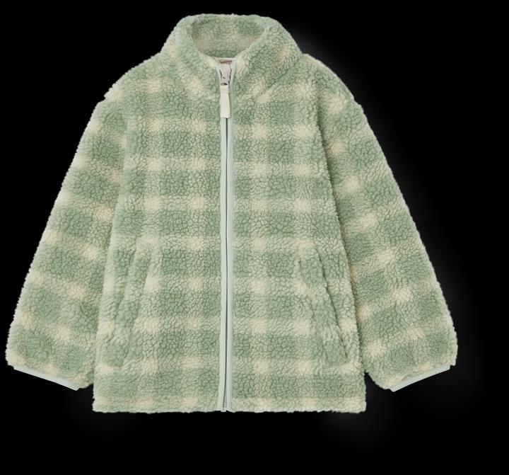 Image du produit Garbo & Friends Pile Teddy Jacket Sage Check (86)