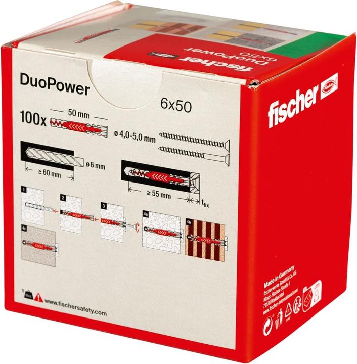Immagine prodotto Fischer DuoPower 6x50 (100 pz.)