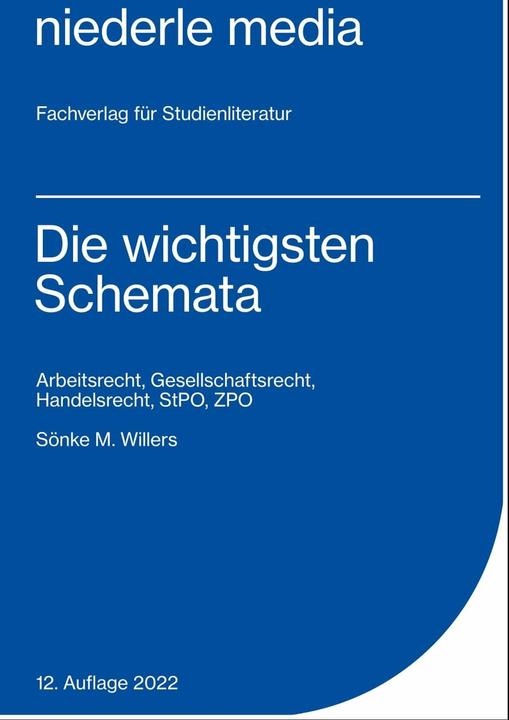 Immagine prodotto Die wichtigsten Schemata (Tedesco, Willers, 2022)