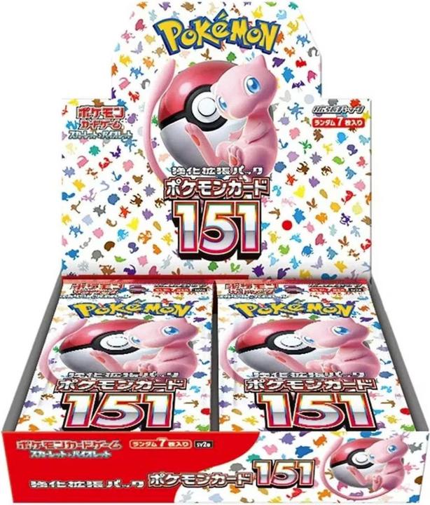 Actual product image Pokémon Scarlet & Violet - 151 (Japanese, Booster display)
