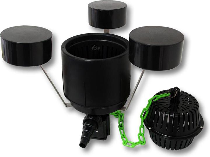 Produktbild Wiltec Set: Teichfilter 60000l 72W UVC Teichklärer 80W Teichpumpe Skimmer 601