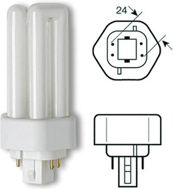 Produktbild Osram Dulux (GX24q-3, 26 W, 1800 lm, 1 x, G)