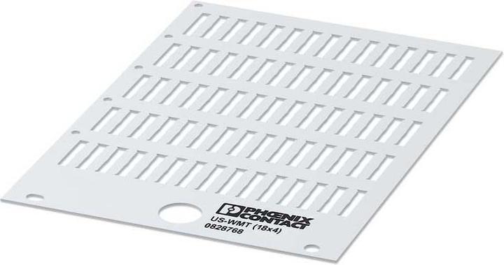 Produktbild Phoenix Contact Phoenix US-WMT (18X4) - Kabelmarkierungen - Weiss - Polyvinylchlorid (PVC) - Deut