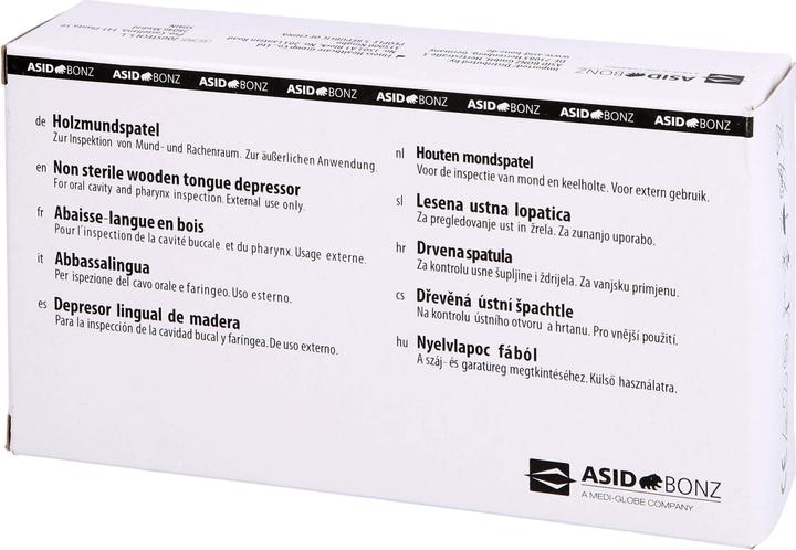 Produktbild Asid Bonz Holzmundspatel unsteril, 100 St