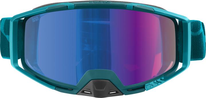 Actual product image iXS Goggle Trigger everglade / mirror cobalt LP (Green Everglade, Mirror cobalt)