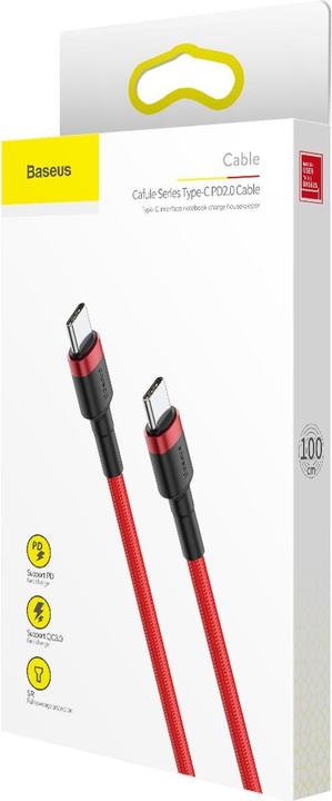Actual product image Baseus Cafule Series Fast Charge (1 m, USB 2.0)