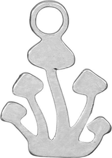 Produktbild Star Piercing Anhänger silber Pilze (ohne Messing, Chirurgenstahl 316L)