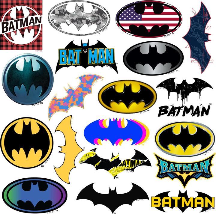 Actual product image Batman Deluxe Logo Stickers (Pack of 100)