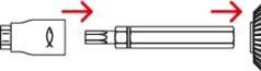 Actual product image Fischer Setting tool + bit Adjusting screw FAFS (1 pcs.)