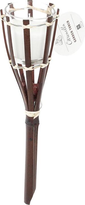 Produktbild Gartenfackel Wachs Bambus 30cm