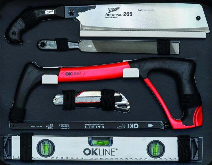 Productafbeelding OK-Line Gereedschapsset voor timmerman WERK N'ROLL BOSCH (46 onderdelen)