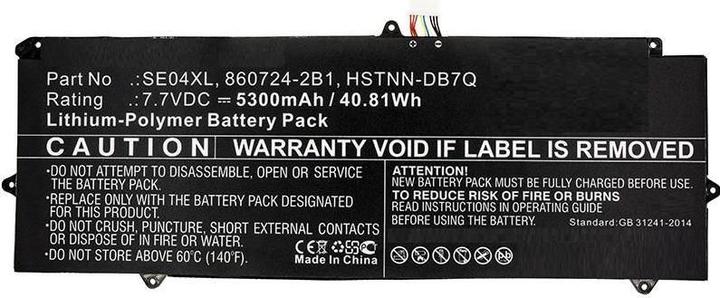 Produktbild CoreParts Laptop Battery for HP (3600 mAh)