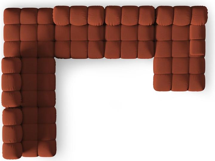 Actual product image Micadoni Modular Panoramic Left Corner Sofa, "Bellis", 7 Seats, 376x282x70Made in Europe (Sofa landscape)