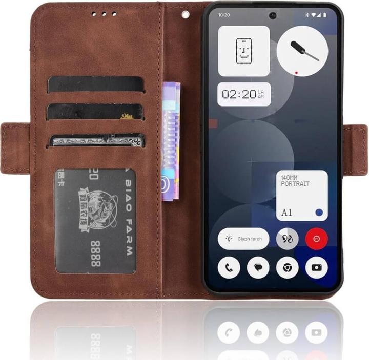 Actual product image Cover-Discount Nothing Phone (3a) Pro - Etui viele Kartenfächer (Nothing Phone (3a) Pro)