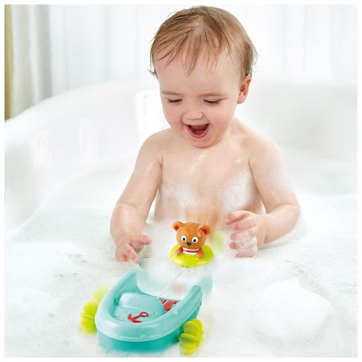 Actual product image Hape Inflatable boat with pullback motor