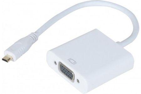 Produktbild Tecline Adapter Micro-HDMI Stecker an VGA Buchse Adapter für die Verwendung eines VGA Monitor über eine Micr (Micro HDMI, 15 cm)