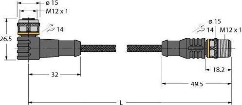Produktbild Turck Aktuator- (0.60 m)