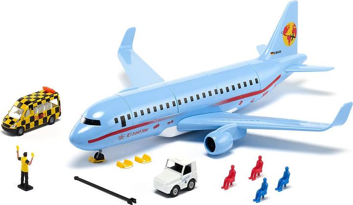 Image du produit Siku Avion de ligne + accessoires World, 395x385x117 mm, dès 3+