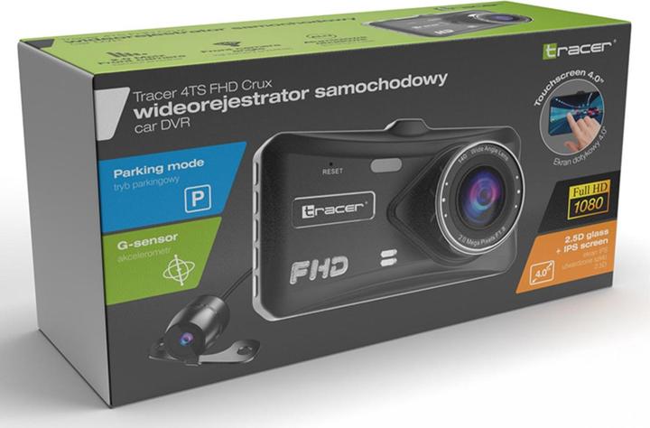 Produktbild Tracer 4TS Full HD Black (Eingebautes Display, GPS-Empfänger, Eingebautes Mikrofon, WLAN, Bluetooth, Full HD)