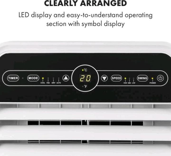 Immagine prodotto Klarstein Metrobreeze 9 Condizionatore mobile New York City Bianco (40 m², 9000 BTU/h)