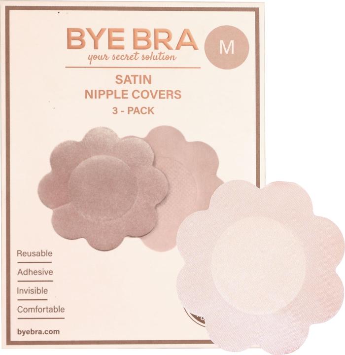 Image du produit Bye Bra Silk Nipple Covers (Lot de 3, XL)