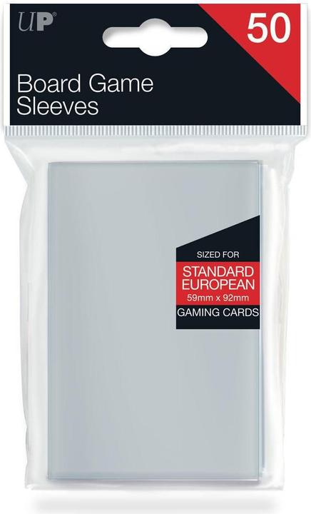 Actual product image Ultra Pro Board Game Sleeves European Standard