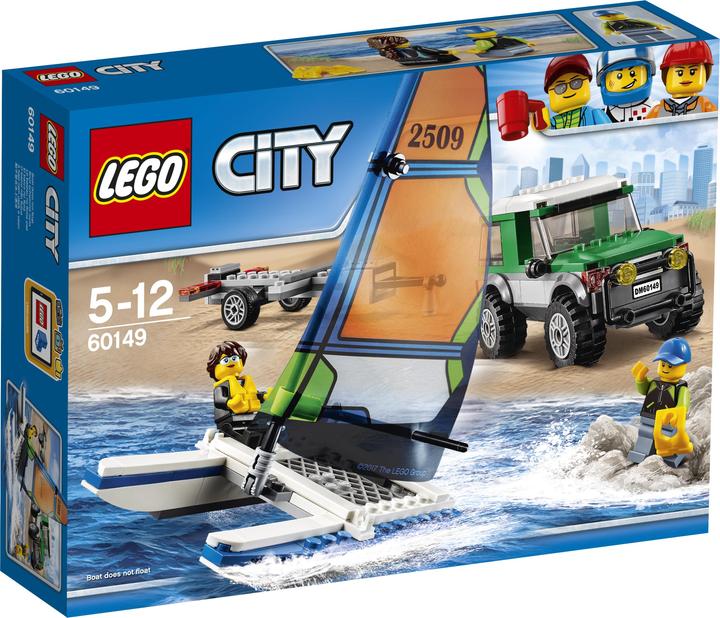 Actual product image LEGO Off-road vehicle with catamaran (60149, LEGO City)