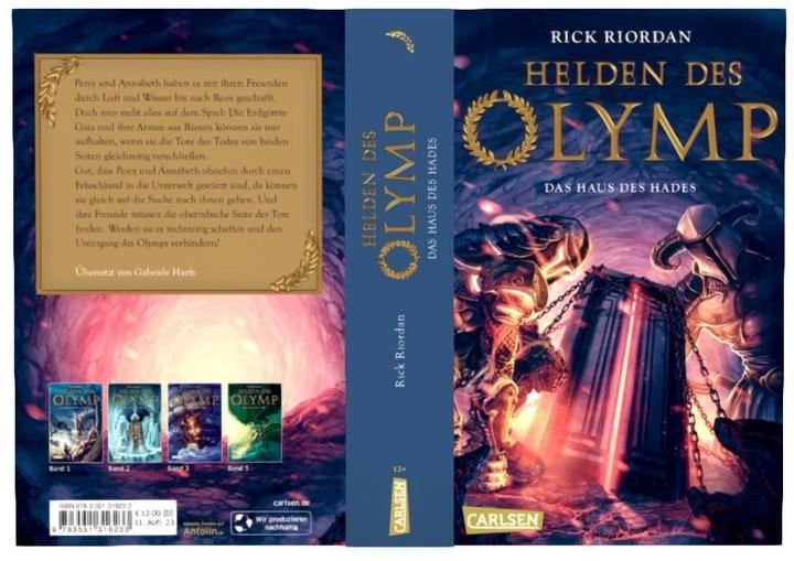 Produktbild Helden des Olymp 4: Das Haus des Hades (Deutsch, Rick Riordan, Gabriele Haefs, 2017)