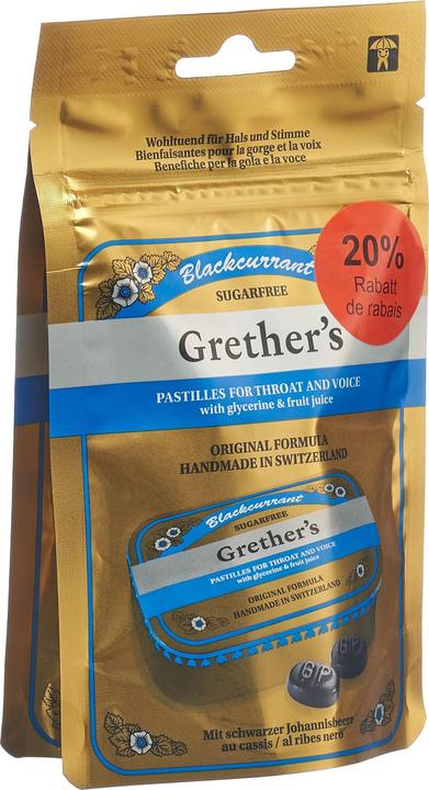 Produktbild Grethers Blackcurrant Pastillen (1 Stück)